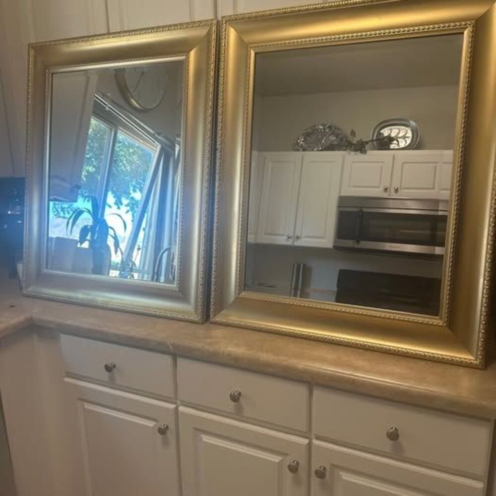 New Beautiful Mirror's.  30X36. Gorgeous when hung together.   no scratches, no